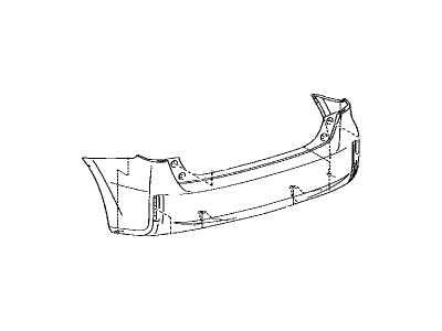 Toyota 52159-47909 Bumper Cover