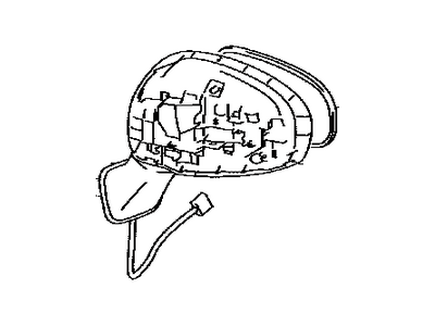 Toyota 87910-47280 Mirror Assembly