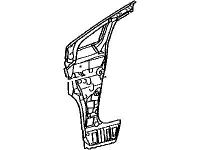 Toyota 61023-47060 Inner Hinge Pillar