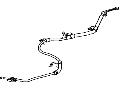 Toyota 46420-47090 Rear Cable