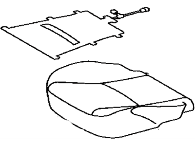 Toyota 71071-47750-B3 Cushion Cover