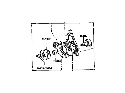 Toyota 15100-11110 Oil Pump