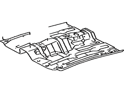 Toyota 58111-16090 Front Floor Pan