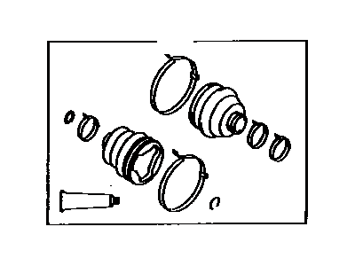 Toyota 04428-16020 Outer Boot