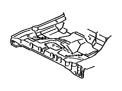 Toyota 58211-10140 Center Floor Pan