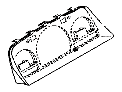 Toyota 83138-04020 Glass, Speedometer