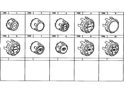 Toyota 42603-35540 Wheel Hub Ornament Sub-Assembly