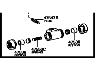 Toyota 47550-30120 Wheel Cylinder