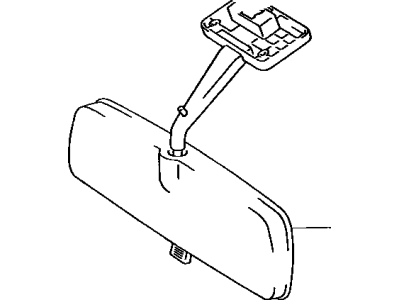 Toyota 87801-28030-13 Mirror Sub-Assembly, Inner