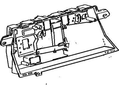 Toyota 83132-28370 Case, Combination Meter