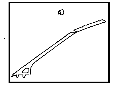 Toyota 62211-08030-B0 Windshield Pillar Trim