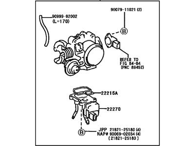 Toyota 22210-0A080 Throttle Body