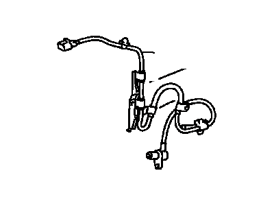 Toyota 89543-08010 Front Speed Sensor