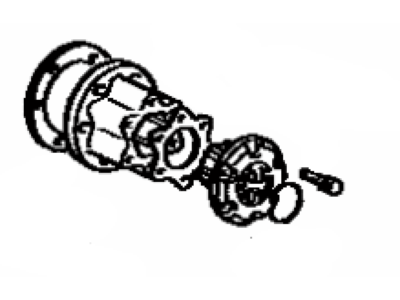 Toyota 43530-39035 Hub Set, Free Wheel