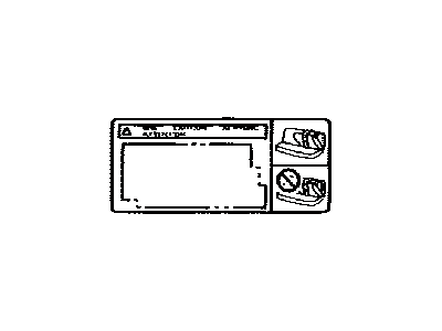 Toyota 73794-33010 Info Label