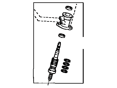 Toyota 44120-35031 Worm Assembly