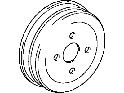 Toyota 42431-52010 Rear Brake Drum Sub-Assembly