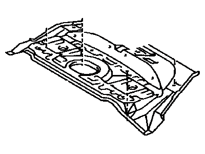 Toyota 58211-52903 Center Floor Pan