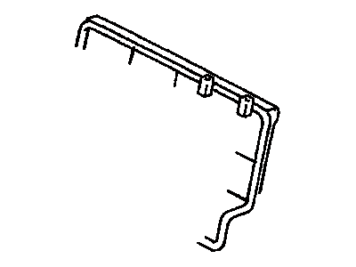 Toyota 71018-52050 Frame Sub-Assy, Rear Seat Back, LH