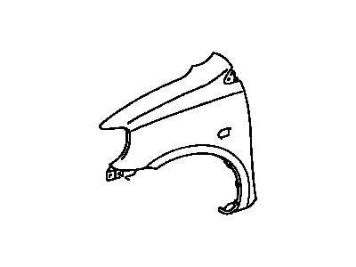 Toyota 53812-52040 Fender