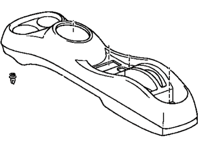 Toyota 58911-52010-B0 Console Body