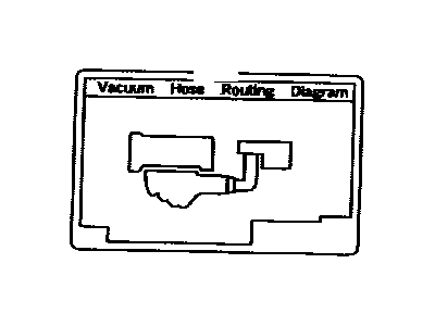 Toyota 17792-22053 Vacuum Diagram