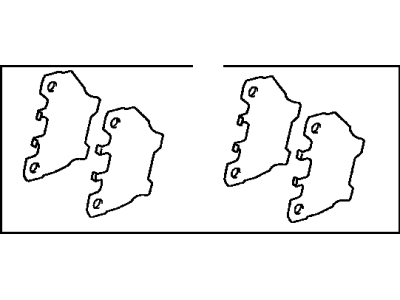 Toyota 04946-20020 SHIM Kit, Anti SQUEAL