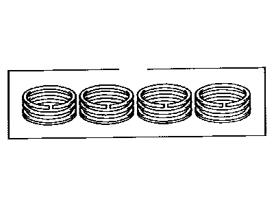 Toyota 13011-0D010 Piston Ring Set