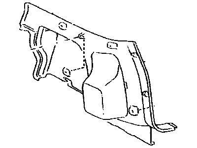 Toyota 64740-02032-B0 Side Trim Panel