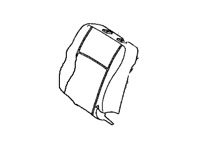 Toyota 71551-02350 Seat Back Pad