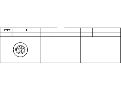 Toyota 42603-12700 Center Cap