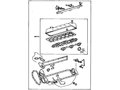 Toyota 04111-61072 Gasket Kit, Engine O