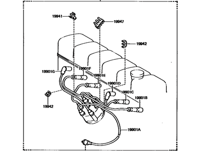 Toyota 90919-21451 Cable Set