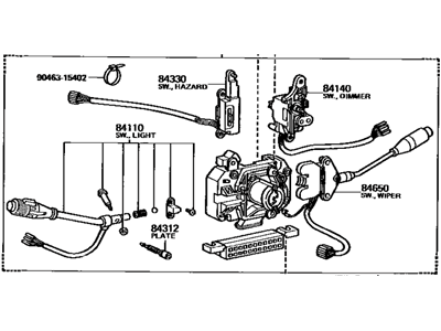 Toyota 84310-60700 Switch Assy, Turn Signal