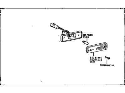 Toyota 81730-14110 Marker Lamp