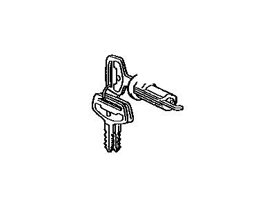 Toyota 69057-90A08 Cylinder & Key Set, Ignition Switch Lock