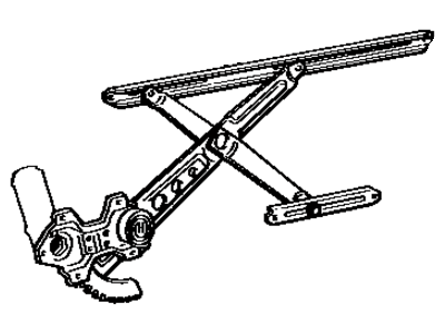 Toyota 69802-22071 Regulator Sub-Assy, Front Door Window, LH