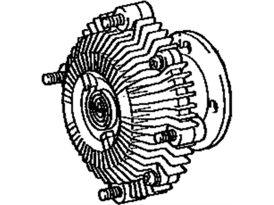 Toyota 16210-45100 Coupling Assembly, Fluid