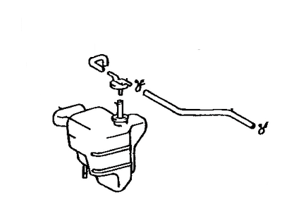 Toyota 16470-03050 Expansion Tank