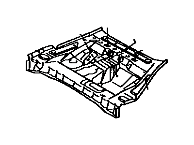 Toyota 58211-33040 Pan, Center Floor