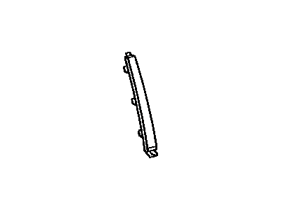 Toyota 75755-90A00 Moulding, Front Door Window Frame, Rear RH
