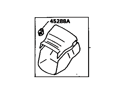 Toyota 45286-06900-C0 Cover, Steering Column