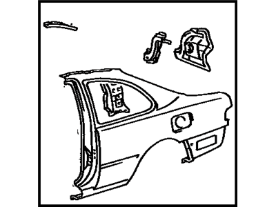 Toyota 61601-06040 Quarter Panel