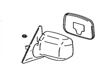 Toyota 87910-06010 Mirror