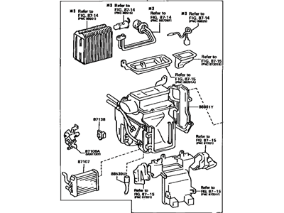 Toyota 87050-06090 Radiator Assy, Air Conditioner