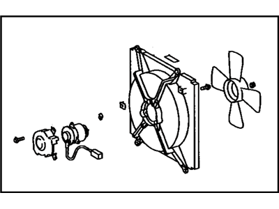 Toyota 88590-33010 Fan Assembly