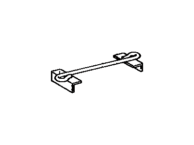 Lexus 74404-AA010 CLAMP SUB-ASSY, BATT