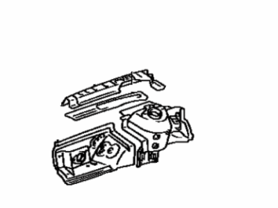 Toyota 53701-06030 Apron Sub-Assy, Front Fender, RH