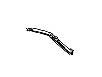 Toyota 67408-AC030 Bar Sub-Assy, Rear Door Window Division, LH