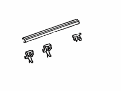Toyota 75710-AA010 Moulding Assy, Front Door Belt, RH